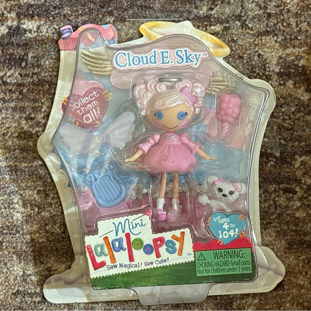 Lalaloopsy Mini Cloud E Sky #6 Of Series 11 Doll With Pet & Accessories RARE